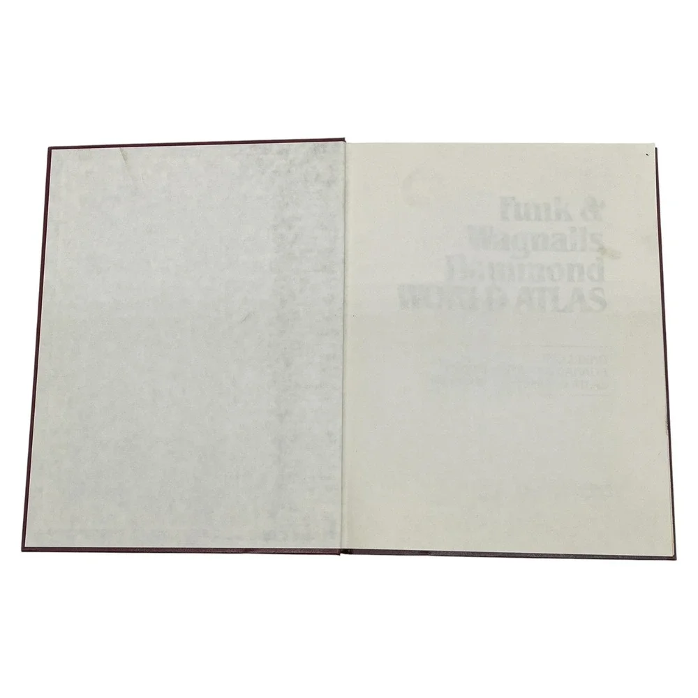 Funk & Wagnalls Hammond World Atlas 1993 Vintage Hardcover